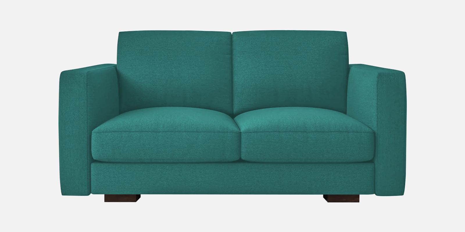 Messy Fabric 2 Seater Sofa in Sea Green Colour