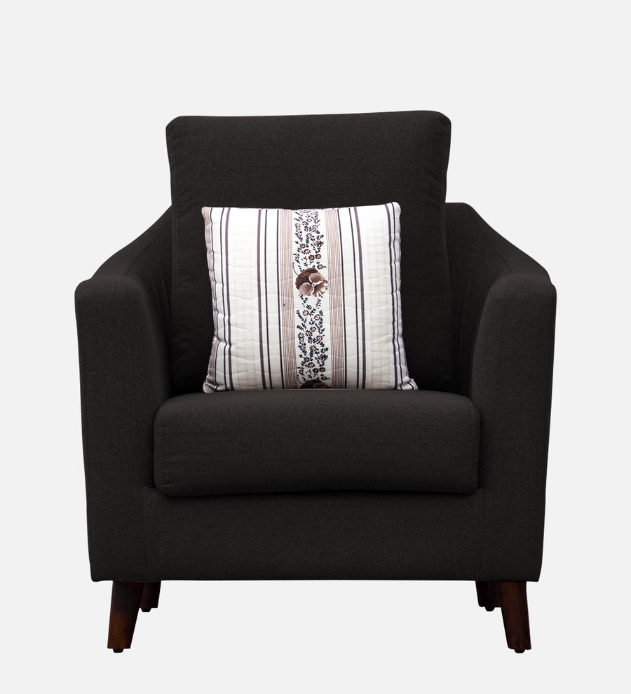 Kevin Fabric 1 Seater Sofa In Cara Brown Colour - Febonic Living