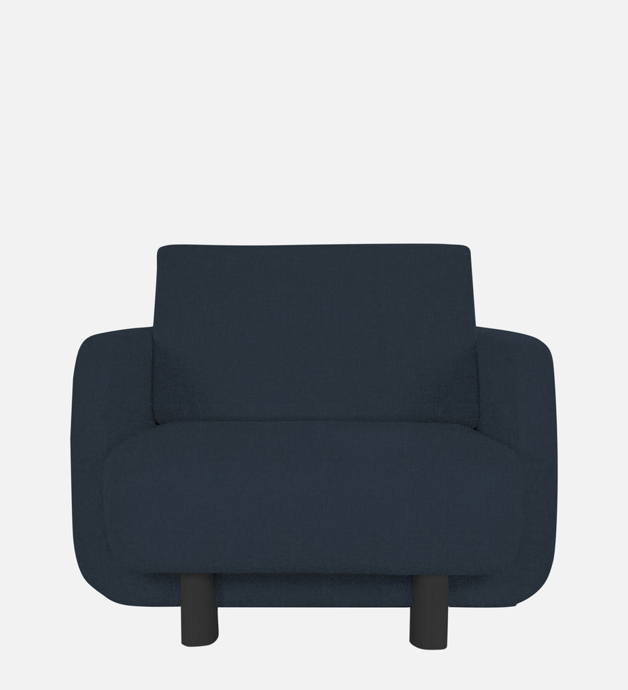 Varu Fabric 1 Seater Sofa In Denim Blue Colour - Febonic Living