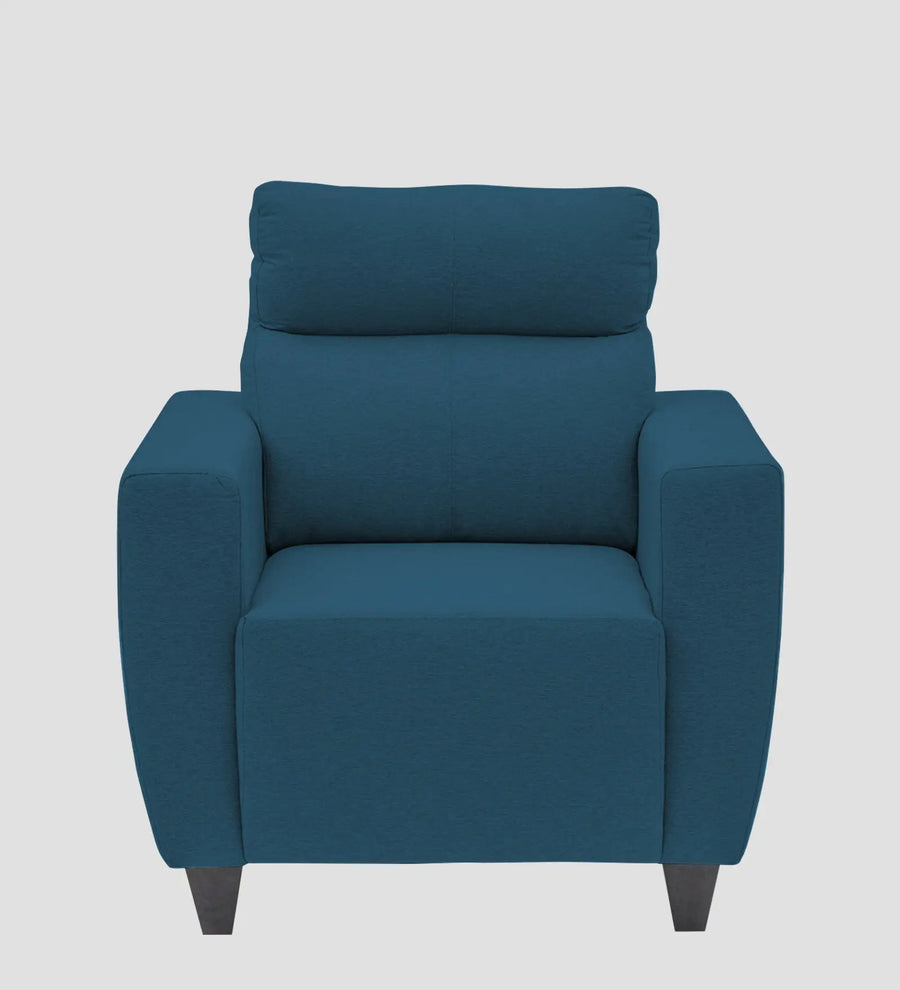 Burban Fabric 1 Seater Sofa In Eclipse Blue Colour - Febonic Living
