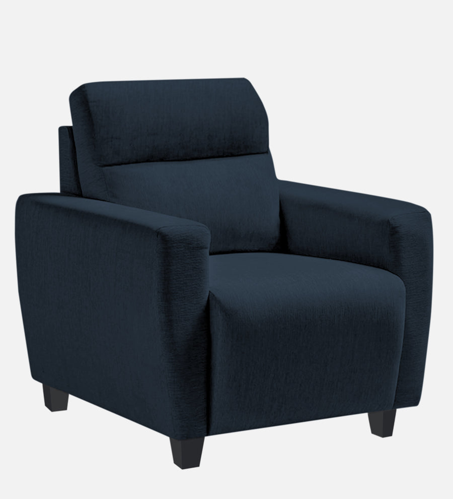 Bakadi Fabric 1 Seater Sofa In Denim Blue Colour - Febonic Living