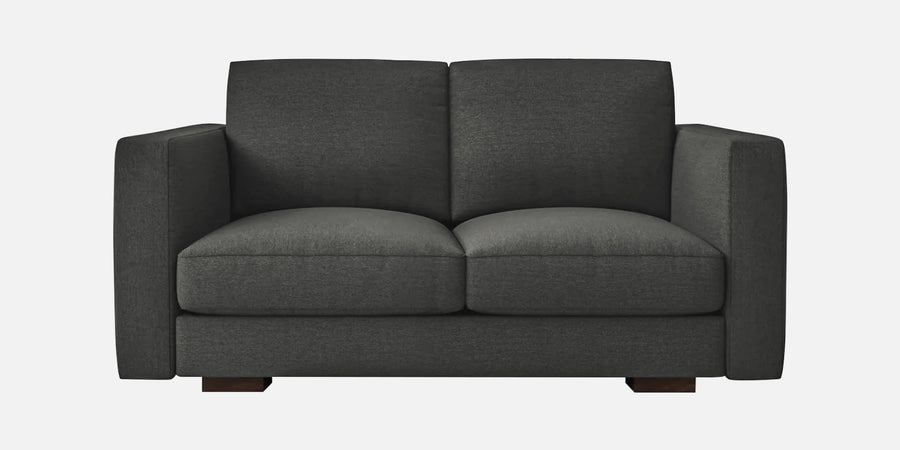 Messy Fabric 2 Seater Sofa In Charcoal Grey Colour - Febonic Living