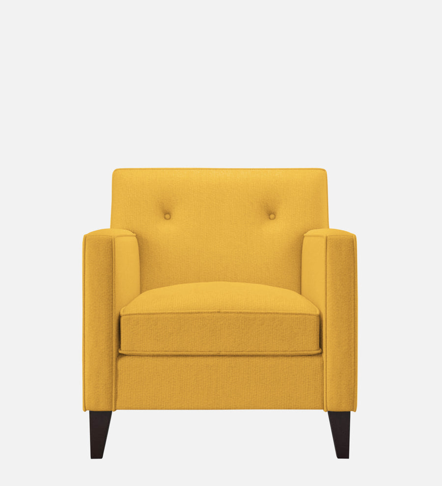 Miller Fabric 1 Seater Sofa In Bold Yellow Colour - Febonic Living