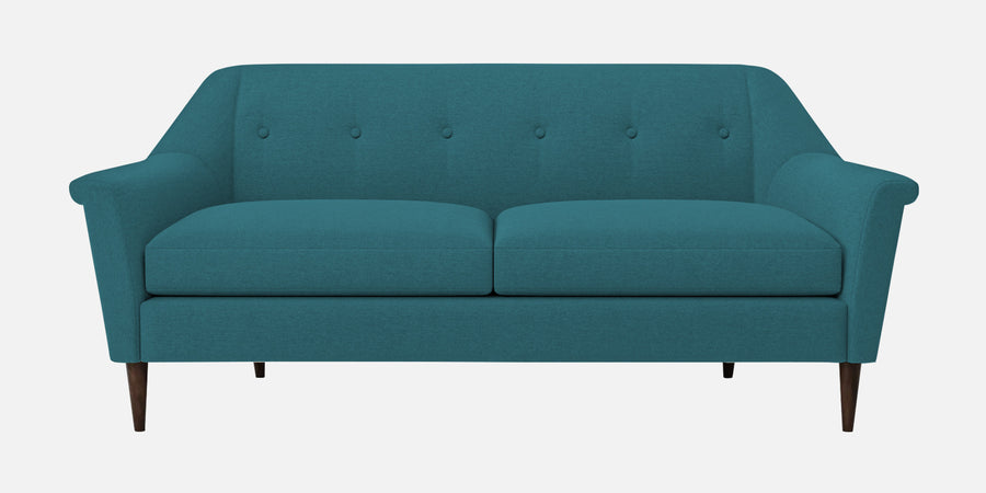 Homer Fabric 3 Seater Sofa In Water Blue Colour - Febonic Living
