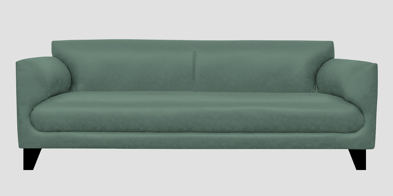 Convi Leatherette 3 Seater Sofa In Mint Green Colour - Febonic Living