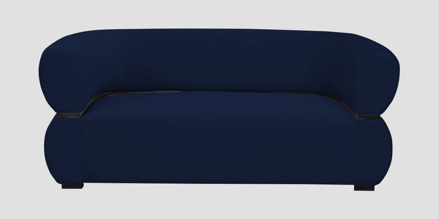 Kula Velvet 2 Seater Sofa In Indigo Blue Colour - Febonic Living