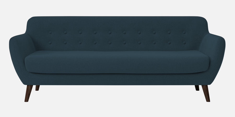 Goofy Fabric 3 Seater Sofa In Cool Blue Colour - Febonic Living
