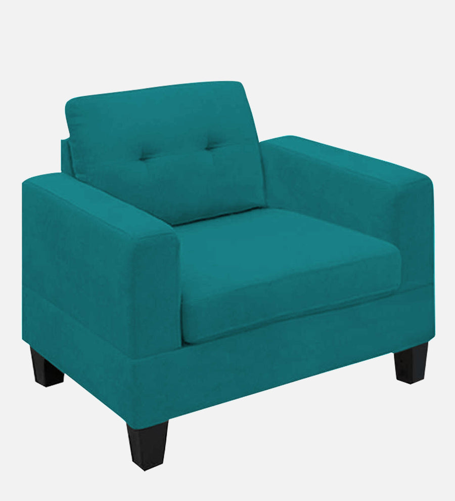 Thomas Fabric 1 Seater Sofa In Sea Green Colour - Febonic Living