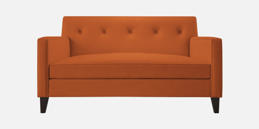 Miller Fabric 2 Seater Sofa In Vivid Orange Colour - Febonic Living