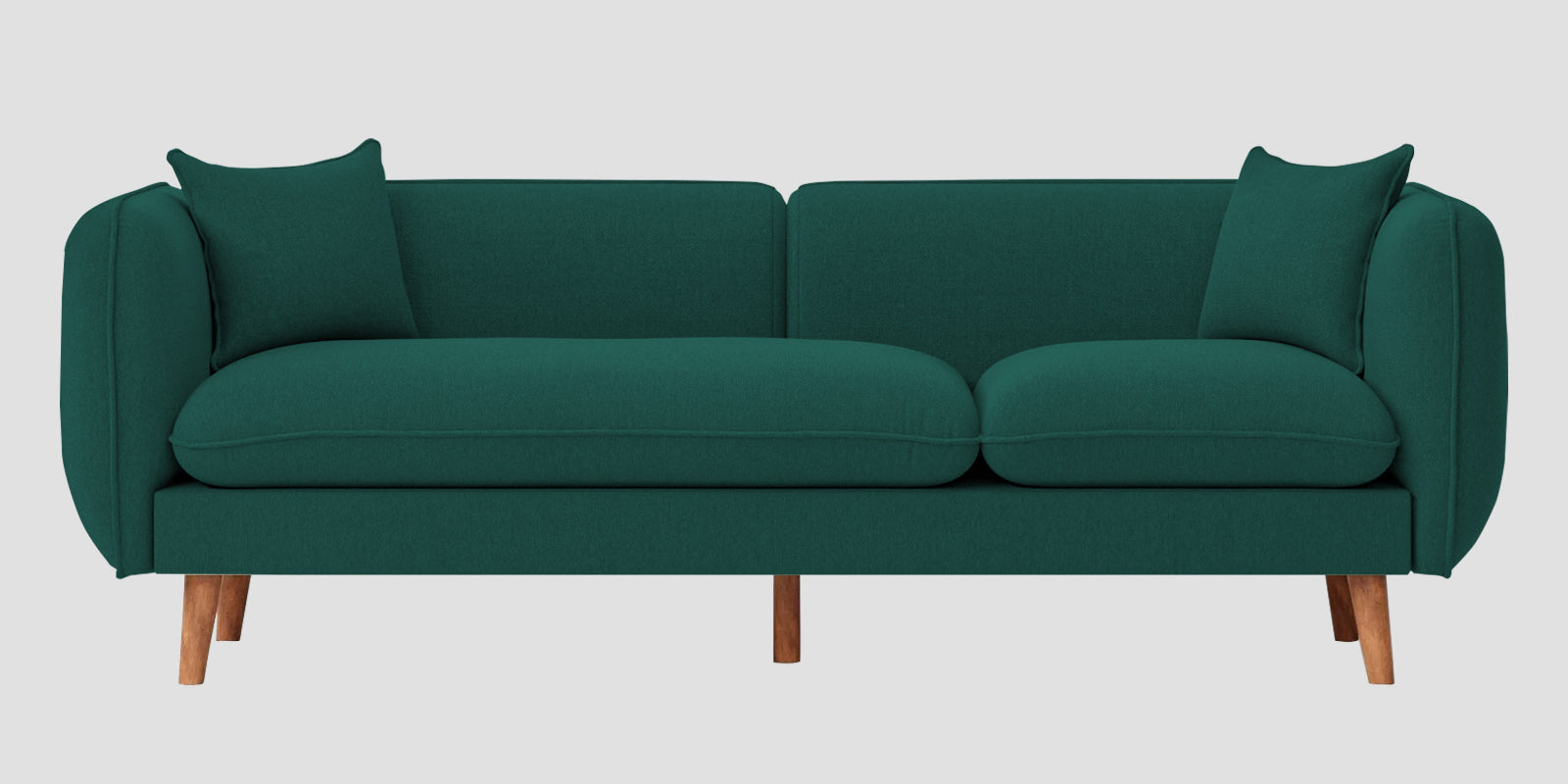 Reva Fabric 3 Seater Sofa In Sage Green Colour - Febonic Living