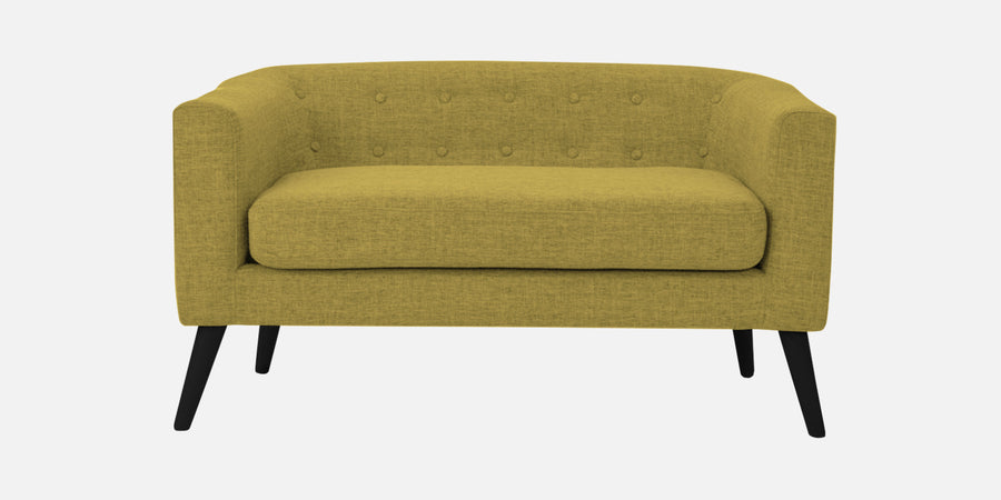 Casper Fabric 2 Seater Sofa In Parrot Green Colour - Febonic Living