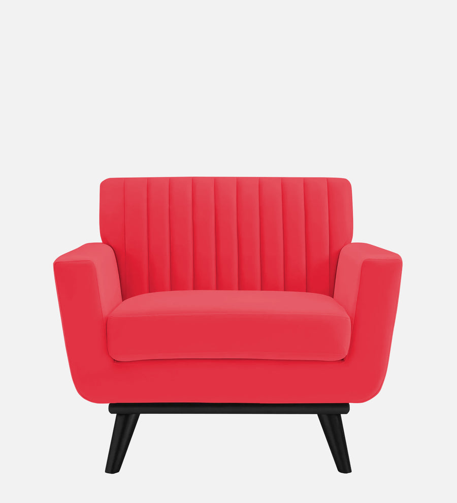 Tucker Velvet 1 Seater Sofa In Ox Blood Maroon Colour - Febonic Living