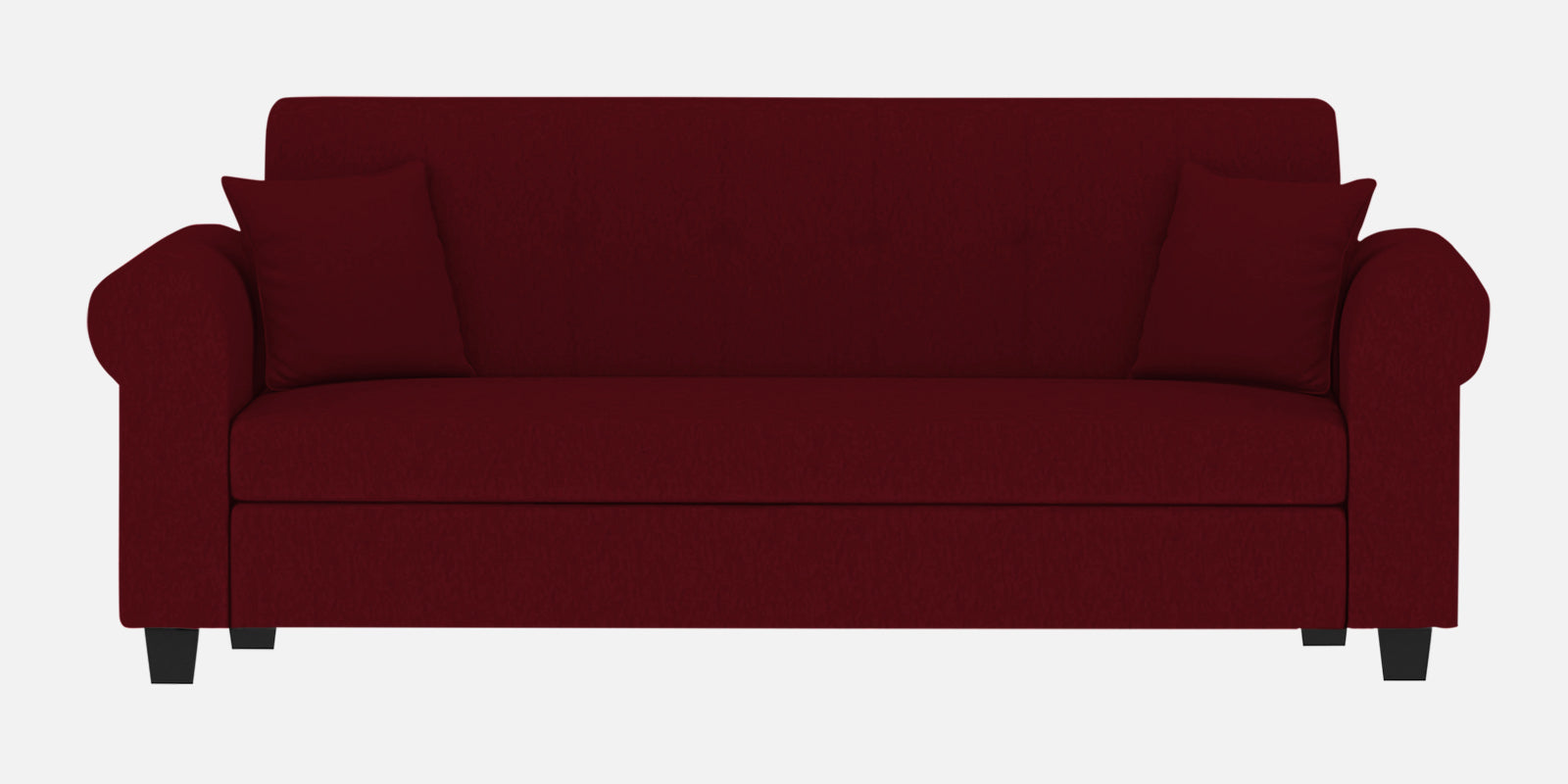 Derado Fabric 3 Seater Sofa in Ruby Red Colour