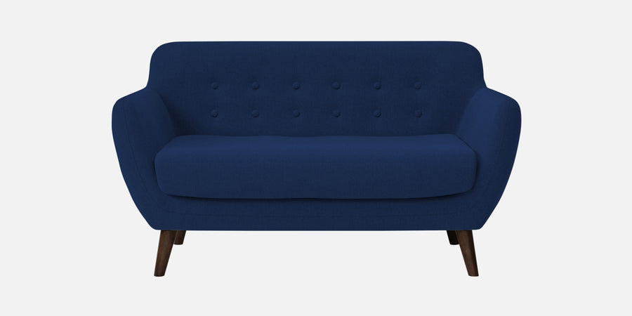 Goofy Fabric 2 Seater Sofa In Royal Blue Colour - Febonic Living