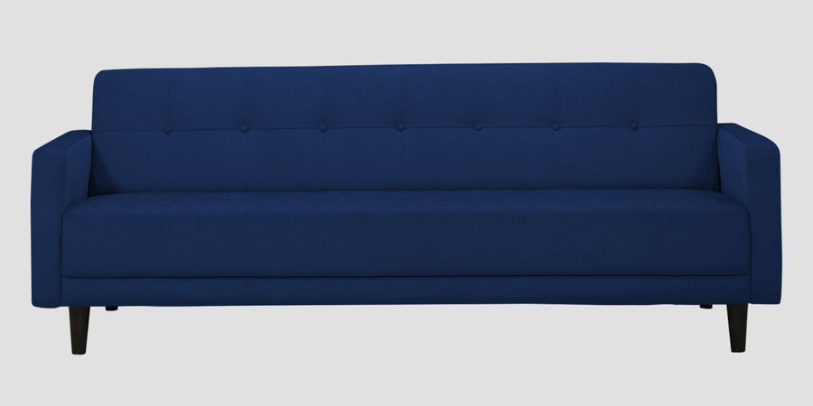 Noha Fabric 3 Seater Sofa In Royal Blue Colour - Febonic Living