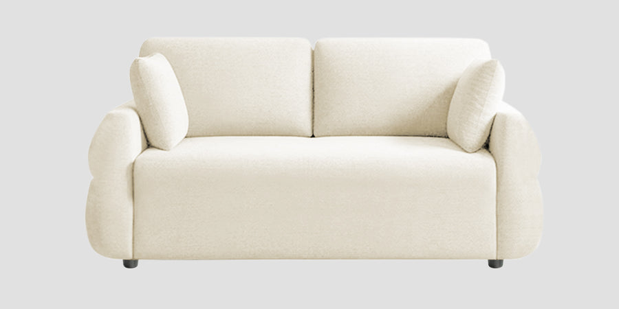 Jack Fabric 2 Seater Sofa In Ivory Cream Colour - Febonic Living