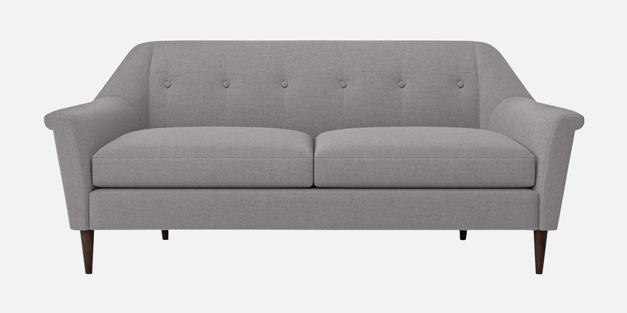 Homer Fabric 3 Seater Sofa In Silver Grey Colour - Febonic Living