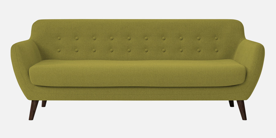 Goofy Fabric 3 Seater Sofa In Kelly Green Colour - Febonic Living
