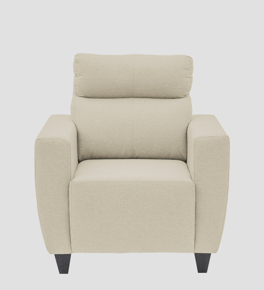 Honor Fabric 1 Seater Sofa In Maple Cream Colour - Febonic Living