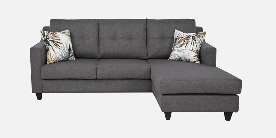 Welly Fabric Lhs Sectional Sofa 2 Lounger In Sudo Grey Colour - Febonic Living