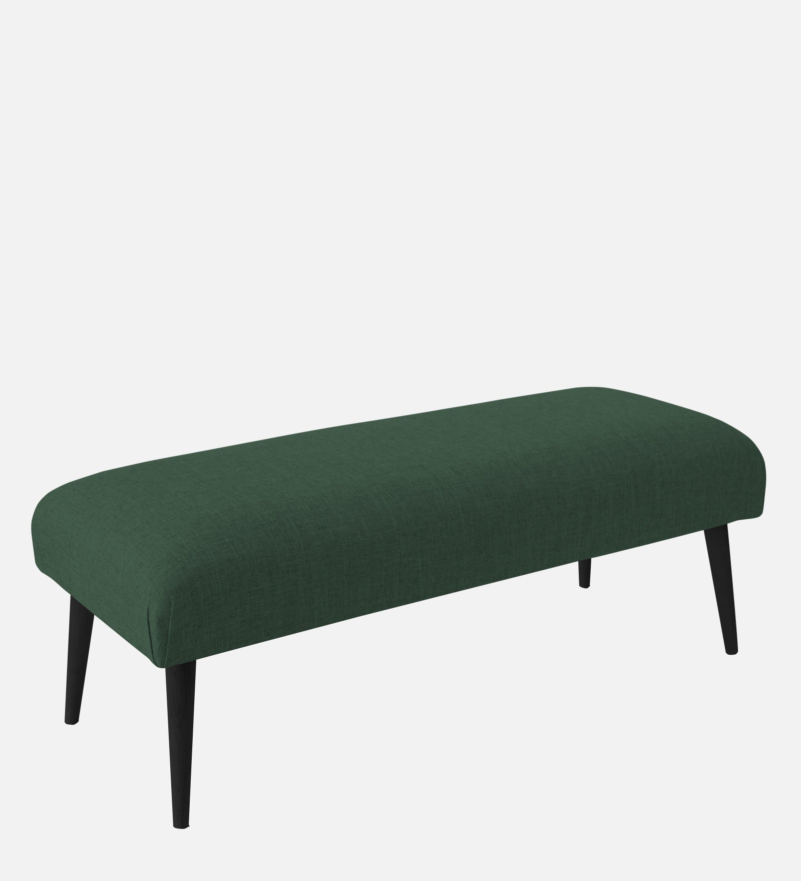 Adon Velvet Bench In Amazon Green Colour