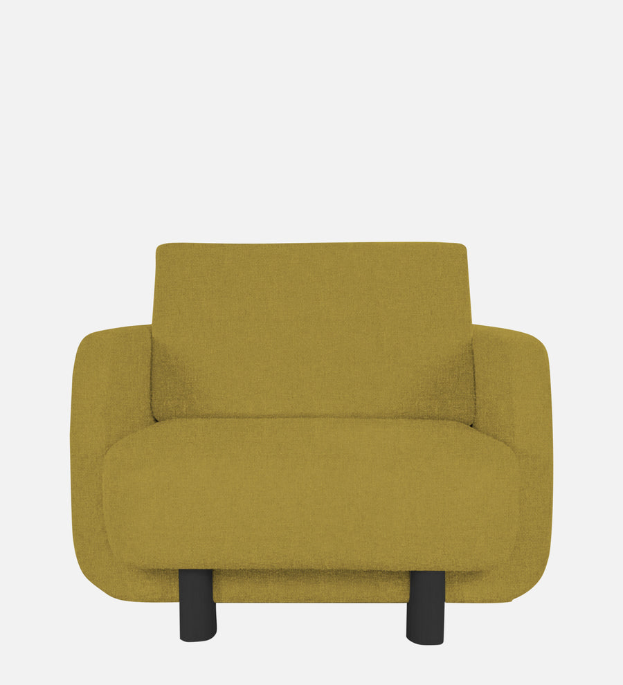 Varu Fabric 1 Seater Sofa In Parrot Green Colour - Febonic Living