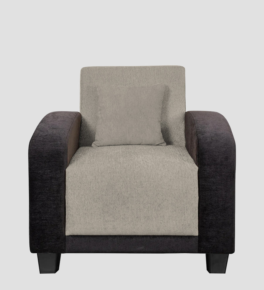 Alex Fabric 1 Seater Sofa In Ash Grey Colour - Febonic Living