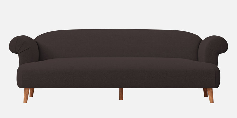 Barber Fabric 3 Seater Sofa In Pebble Brown Colour - Febonic Living