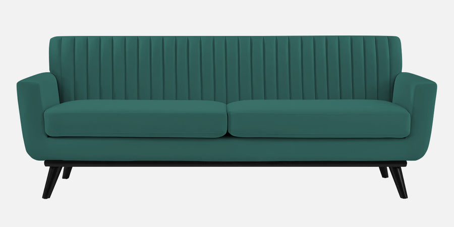 Tucker Velvet 3 Seater Sofa In Pine Green Colour - Febonic Living
