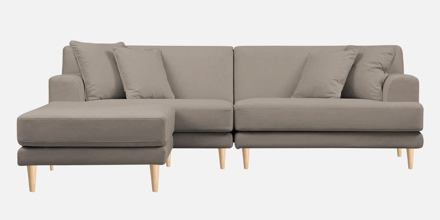 Woody Fabric Rhs Sectional Sofa 3 Lounger In Oat Beige Colour - Febonic Living