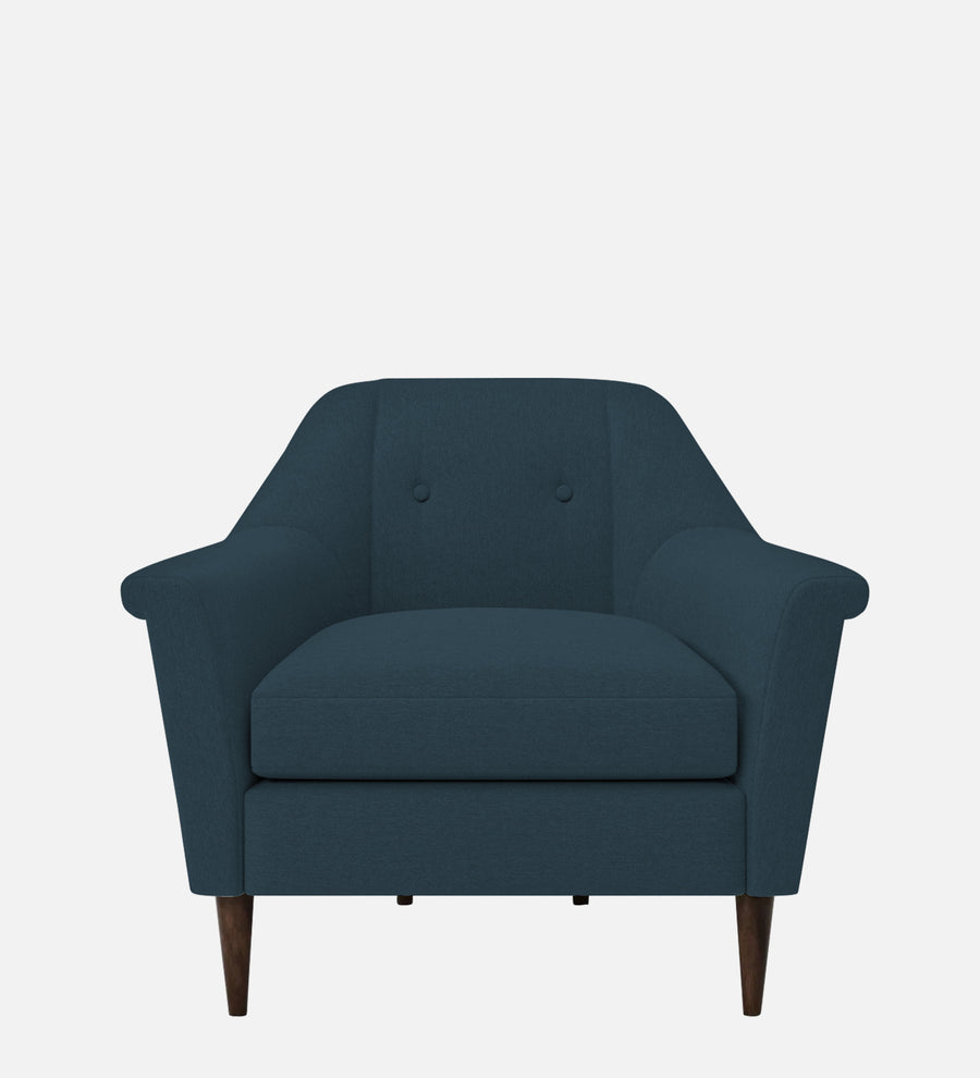 Homer Fabric 1 Seater Sofa In Cool Blue Colour - Febonic Living