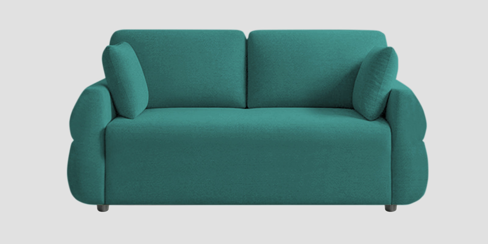 Jack Fabric 2 Seater Sofa In Sea Green Colour