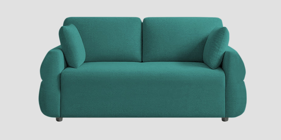 Jack Fabric 2 Seater Sofa In Sea Green Colour - Febonic Living