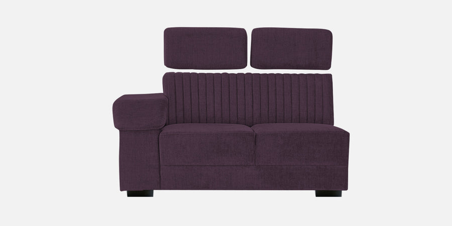 Draco Fabric 6 Seater Corner Sofa In Greek Purple Colour - Febonic Living