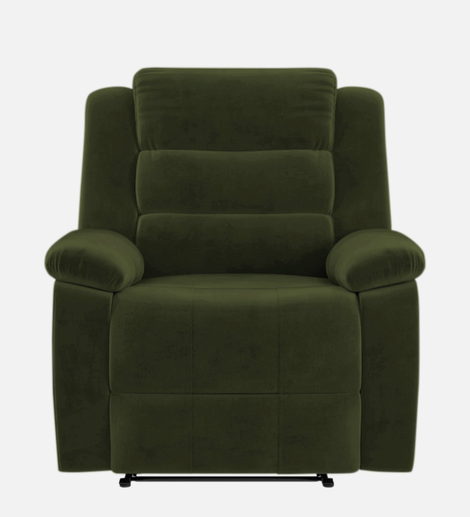 Erra Fabric Manual 1 Seater Recliner In Olive Green Colour