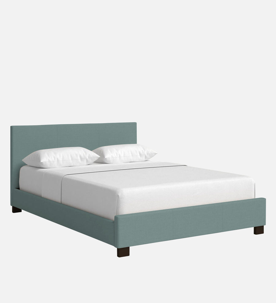 Lora Fabric Upholstered King Size Bed In Suka Blue Colour - Febonic Living