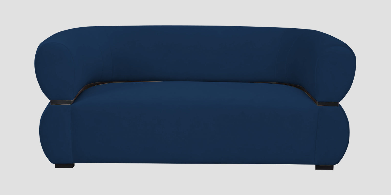 Kula Velvet 2 Seater Sofa In Imperial Blue Colour