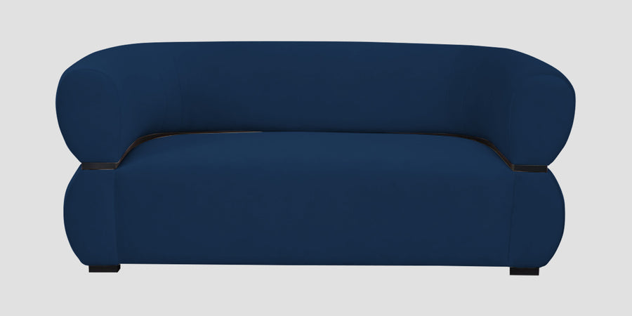 Kula Velvet 2 Seater Sofa In Imperial Blue Colour - Febonic Living