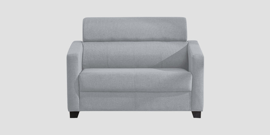 Devo Fabric 2 Seater Sofa In Coin Grey Colour - Febonic Living