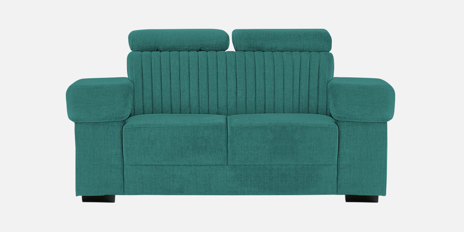 Draco Fabric 2 Seater Sofa In Sea Green Colour