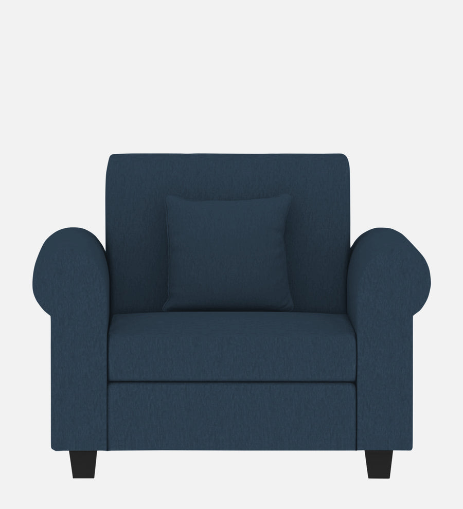 Derado Fabric 1 Seater Sofa In Light Blue Colour - Febonic Living