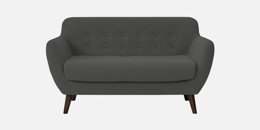 Goofy Fabric 2 Seater Sofa In Stone Grey Colour - Febonic Living