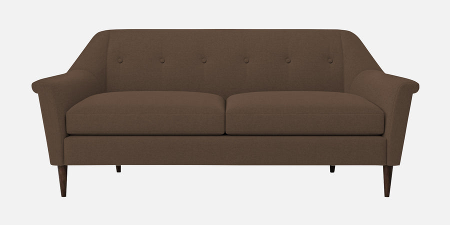 Homer Fabric 3 Seater Sofa In Rosy Brown Colour - Febonic Living