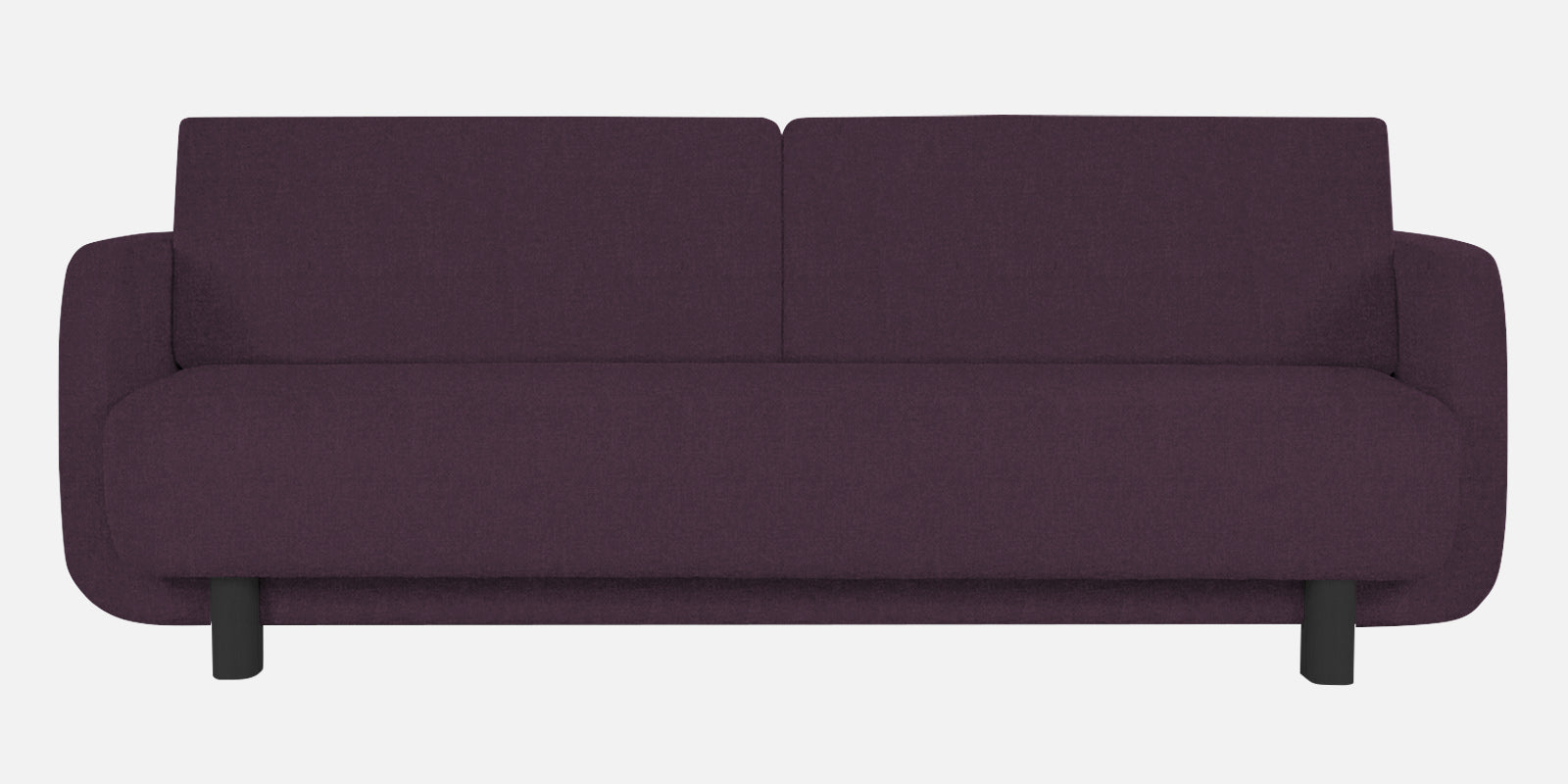 Amara Fabric 3 Seater Sofa In Greek Purple Colour