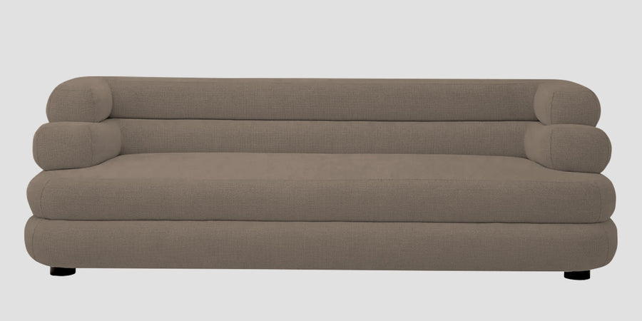 Wener Fabric 3 Seater Sofa In Hazel Beige Colour - Febonic Living