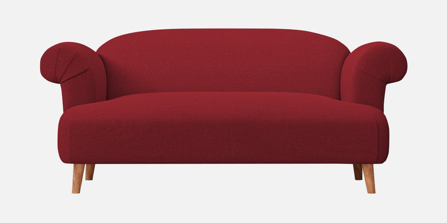 Barber Fabric 2 Seater Sofa In Chilli Red Colour - Febonic Living