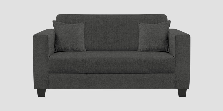 Nebula Fabric 2 Seater Sofa In Charcoal Grey Colour - Febonic Living