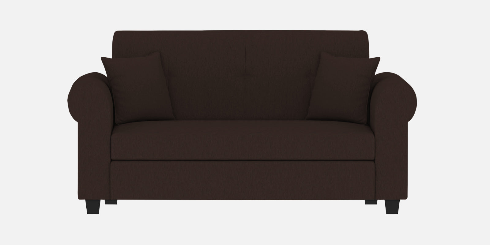 Derado Fabric 2 Seater Sofa in Coffee Brown Colour