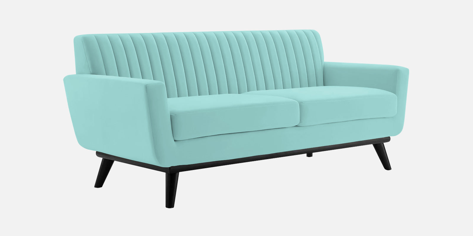 Tucker Velvet 2 Seater Sofa In Barmunda Aqua Colour