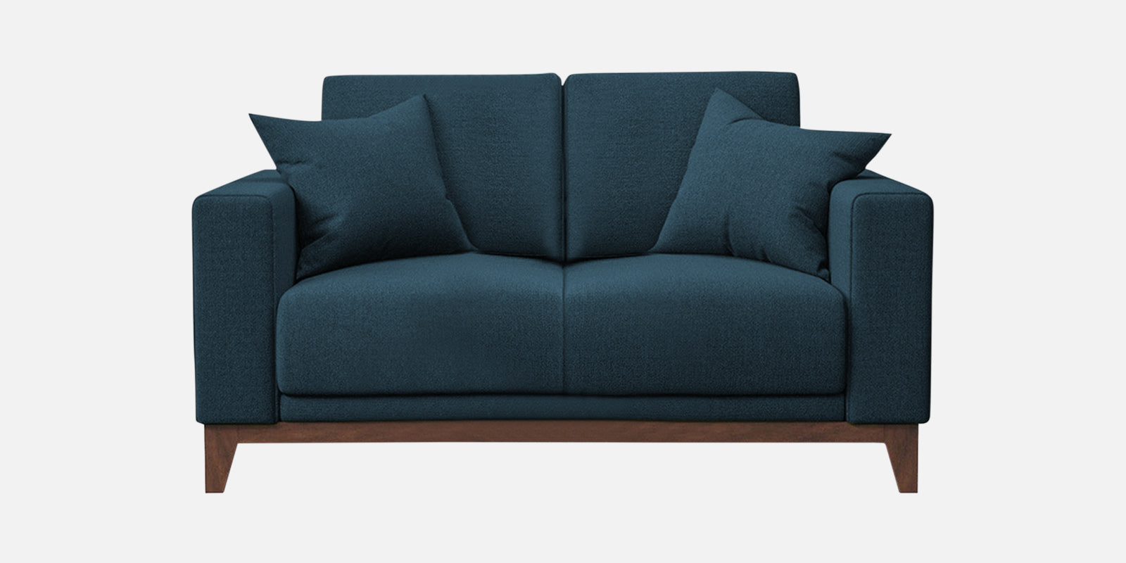 Luca Fabric 2 Seater Sofa in Cool Blue Colour